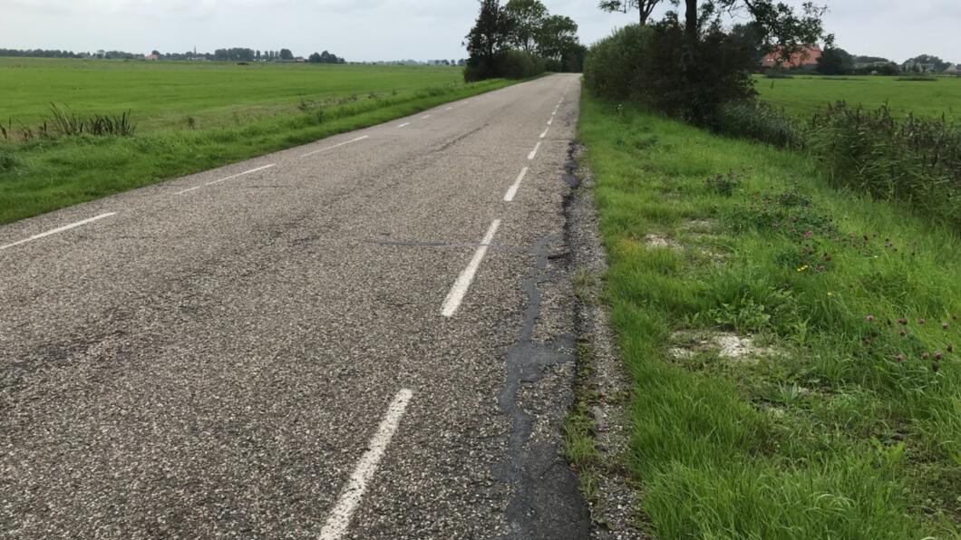 Weg tussen Jorwert en Baard